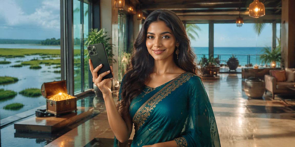 কক্সবাজার সমুদ্রসৈকতে মোবাইল ক্যাসিনো অ্যাপ ব্যবহারের দৃশ্য